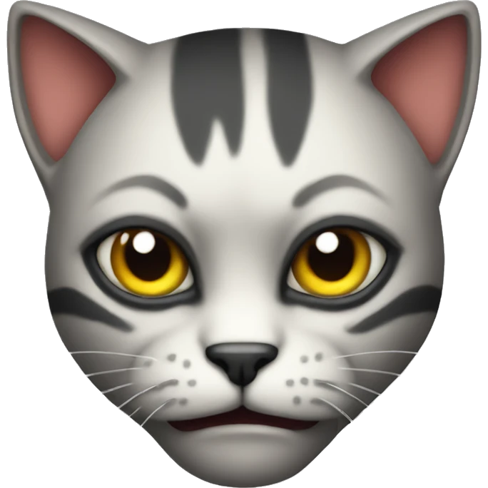 Evil cat emoji