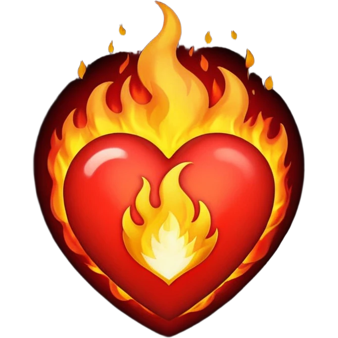 fire heart emoji emoji