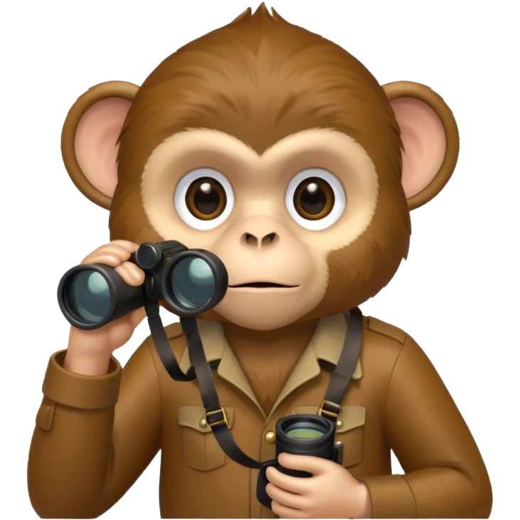 monkey binocular emoji