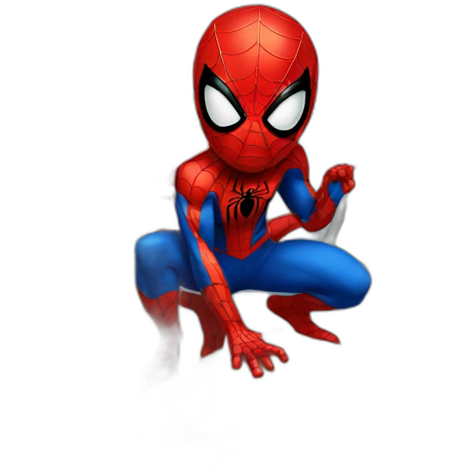 spiderman with iran flag emoji