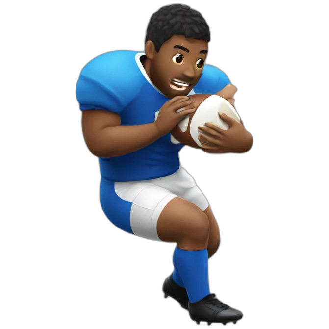 rugby tackle emoji