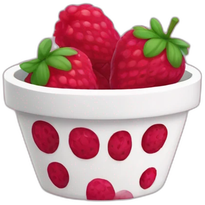 fraise framboise myrtilles emoji