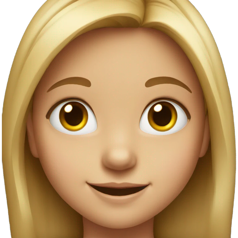 smiling little girl portrait with jewelry emoji