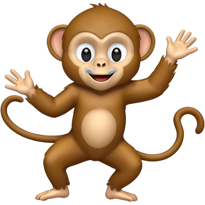 Monkey dancing emoji