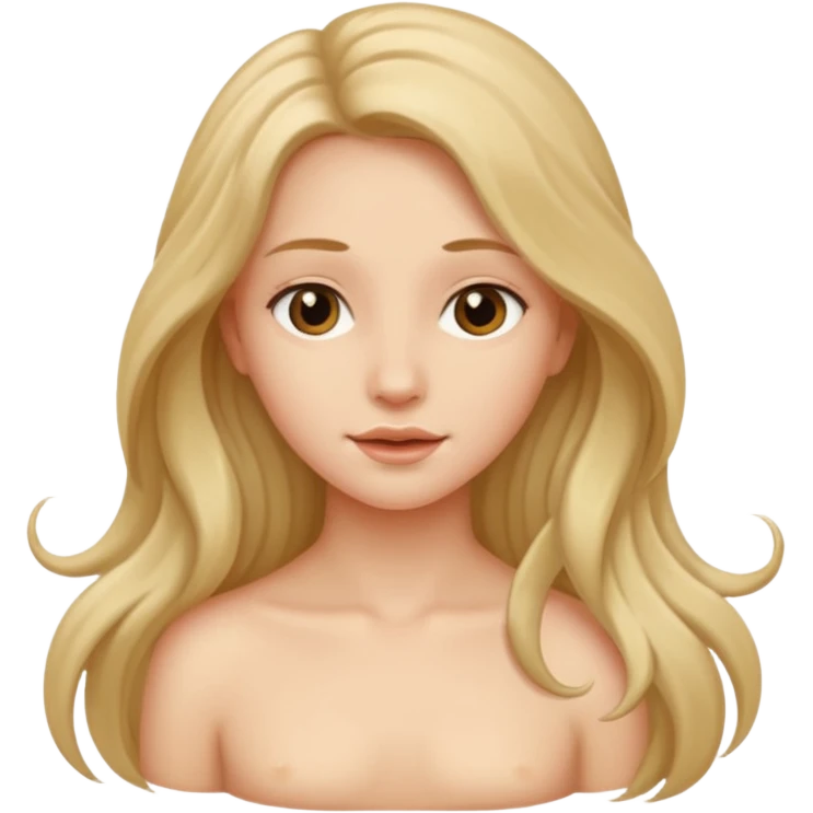 a girl naked emoji