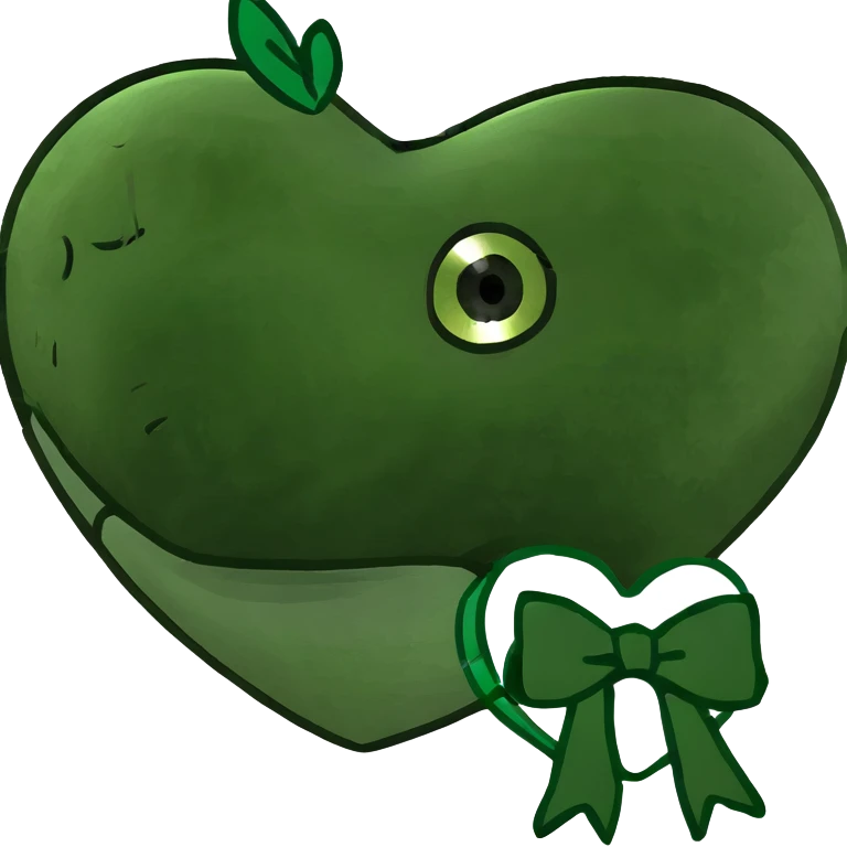 Heart with bow emoji