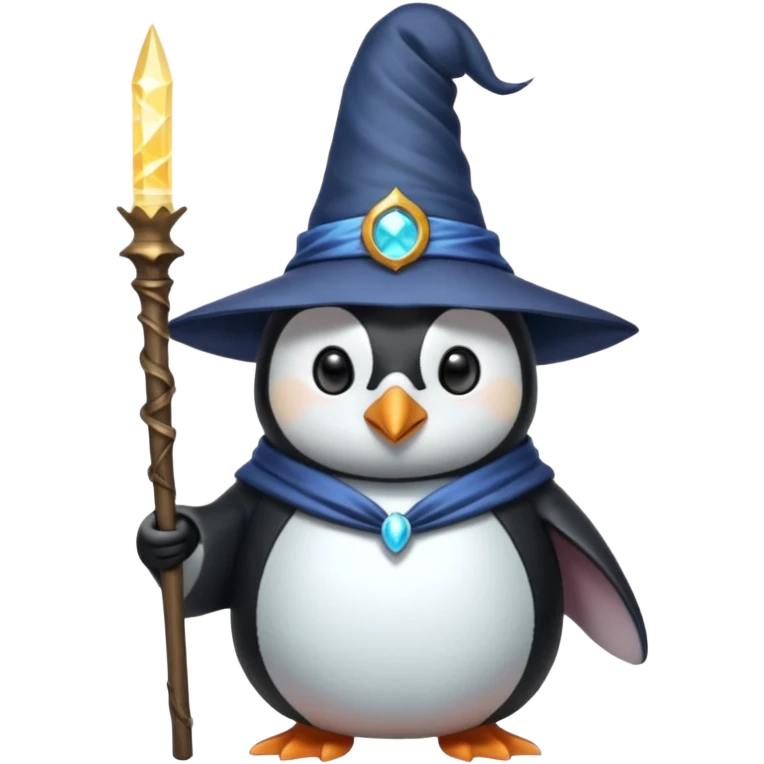 Penguin Wizard emoji