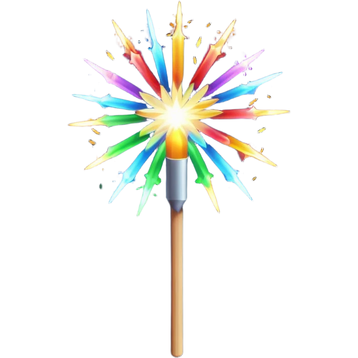 sparkler on a stick emoji