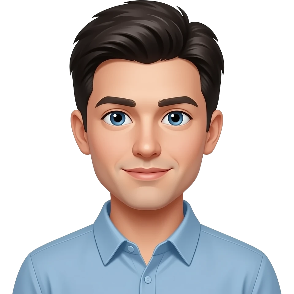 black hair russian young handsome men emoji