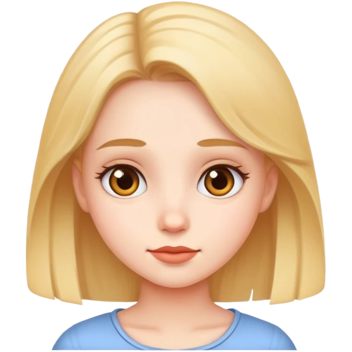 Cute girl  emoji