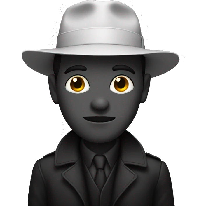 Noir avec une blanche  emoji