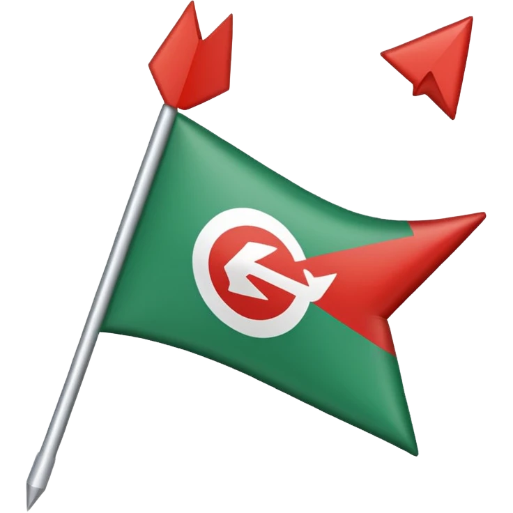 Pti flag emoji arrow one politics emoji