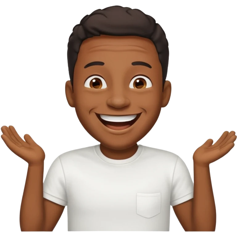 laughing black man emoji