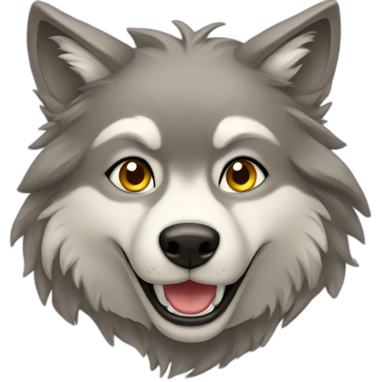 Female wolf  emoji