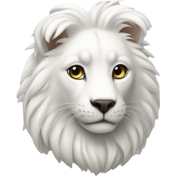 Lyon blanc emoji
