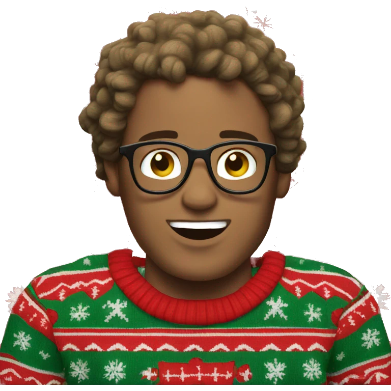 Christmas sweater emoji