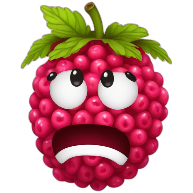 Rasberry emoji