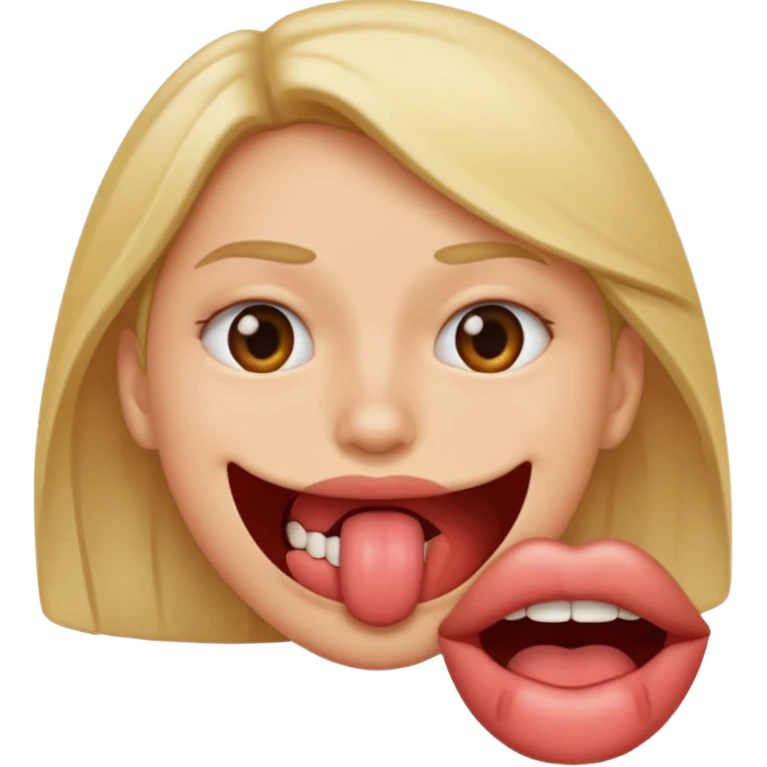 biting lip emoji