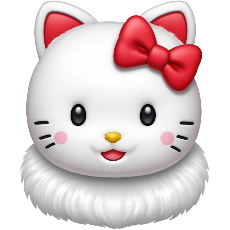 Hello kitty love emoji