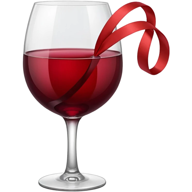 🍷🎀 emoji