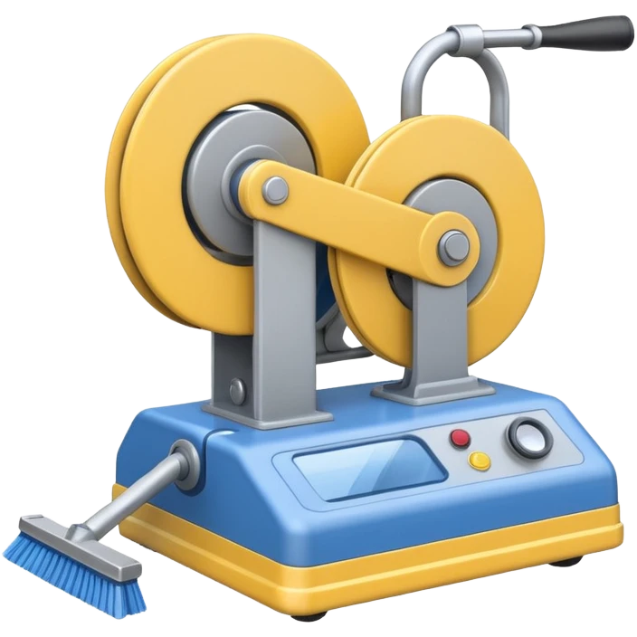 A small window cleaning machine with two discs emoji