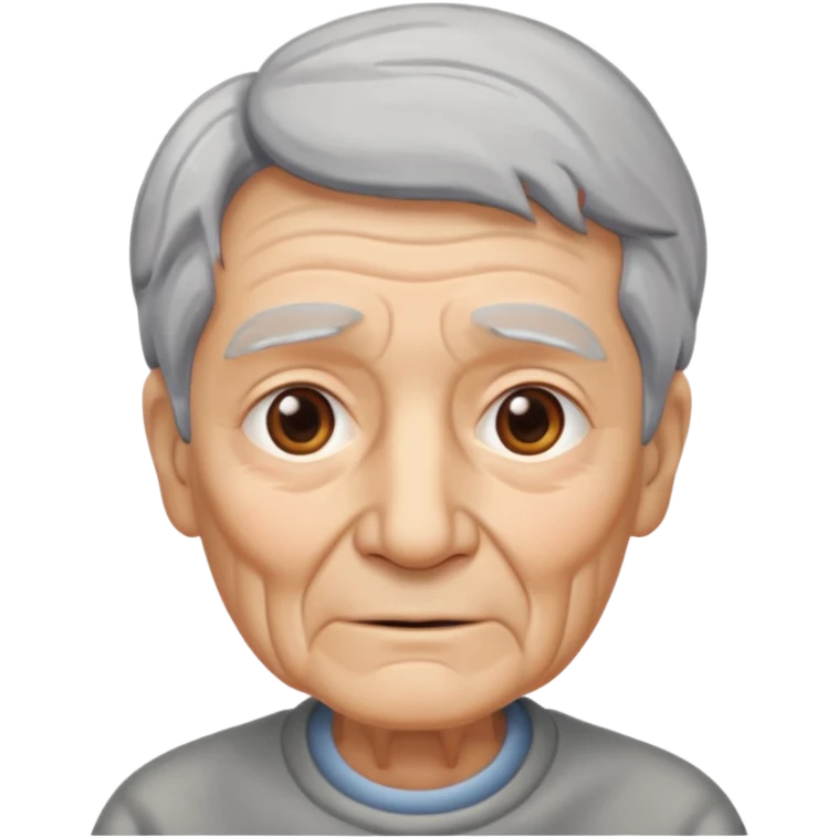 Monocular old emoji