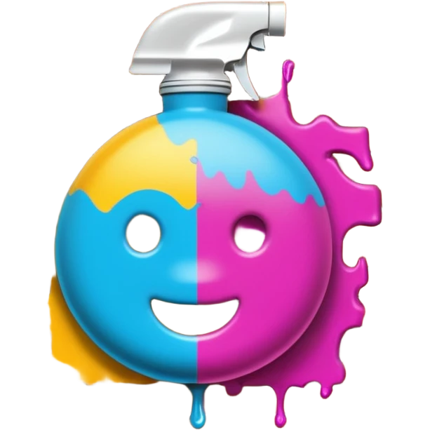 Граффити надпись: 72 emoji