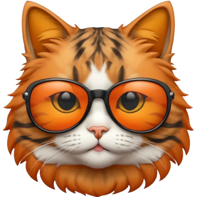 Cat wearing sunglasses emoji