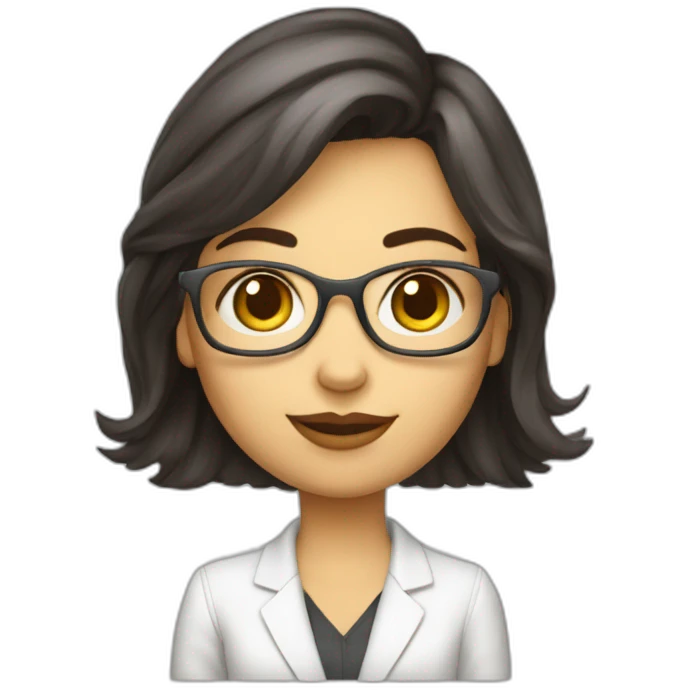 Alena Mocová brunet girl architect emoji