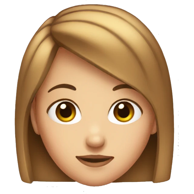 Big forehead emoji girl emoji