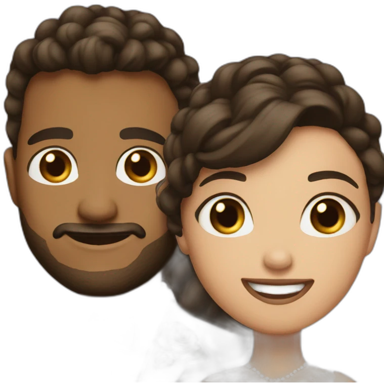 Bride is 30 Age old Groom is 34 Age Old emoji