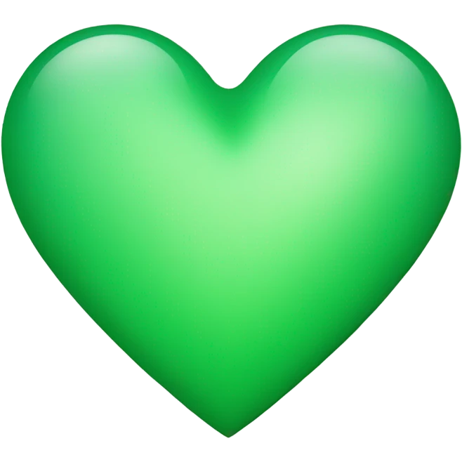 Green heart emoji