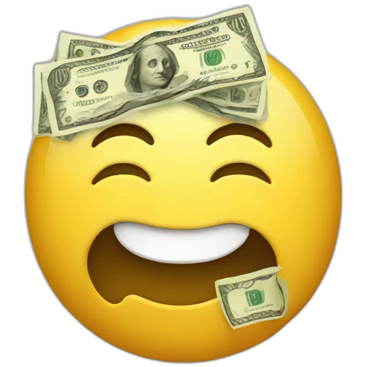 Emojis with money emoji