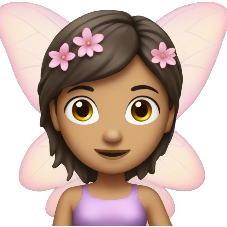 Brunette fairy atractive  emoji