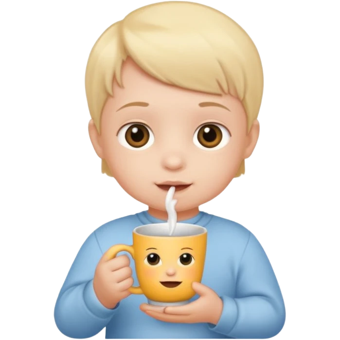 Babie Holding Cup emoji