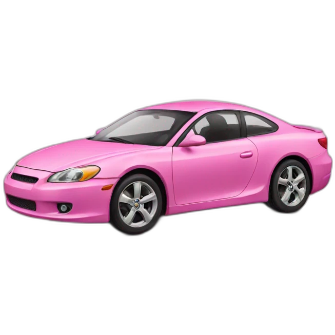 car pink emoji