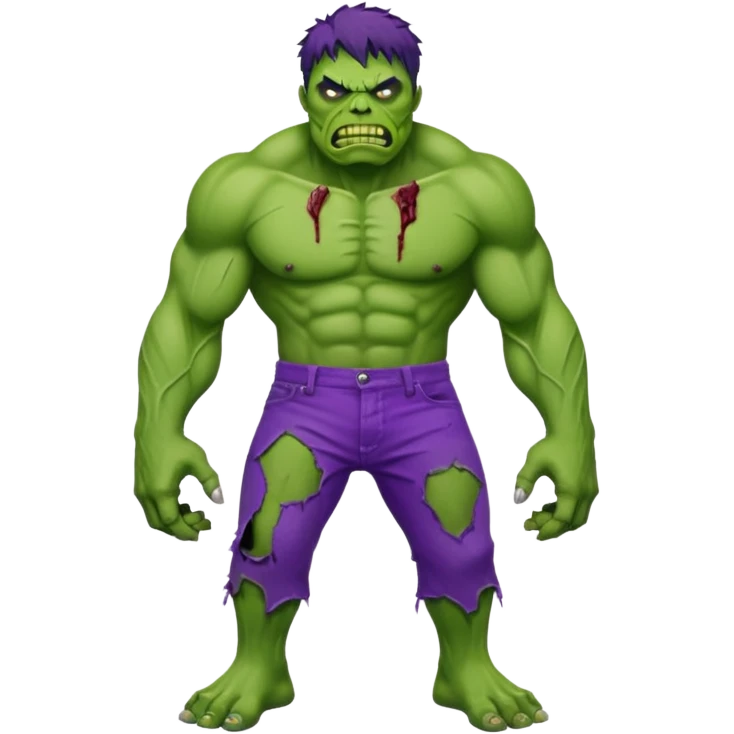 Zombie hulk emoji
