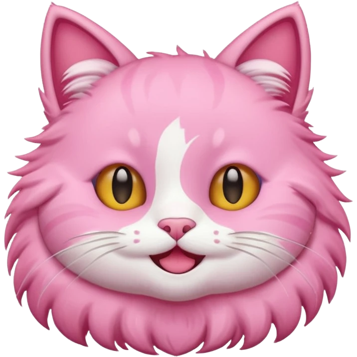  pink cat cutecore emoji