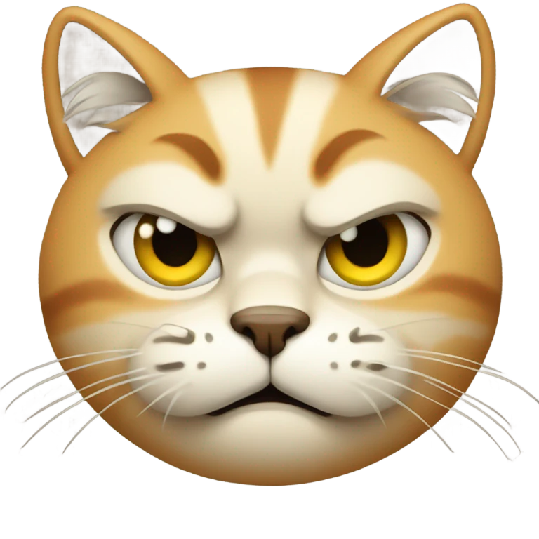 Angry cat  emoji