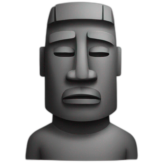 Moai emoji