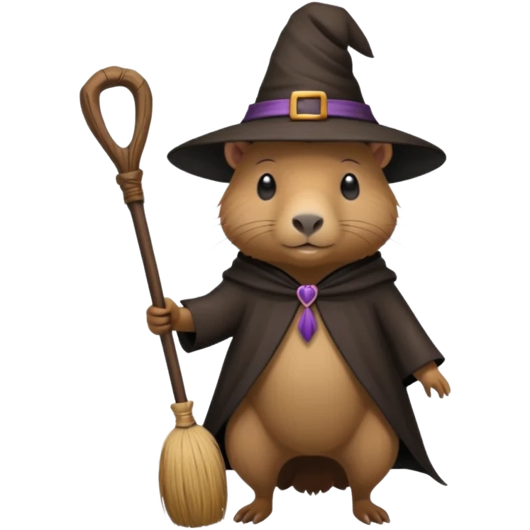 capypara in role witch emoji