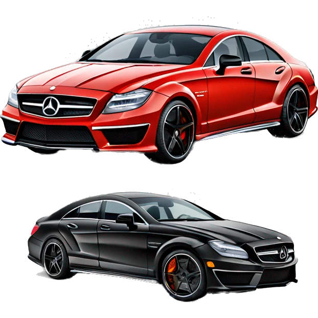 Mercedes CLS 63 AMG black emoji