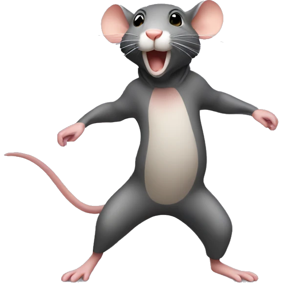 rat dancing  emoji