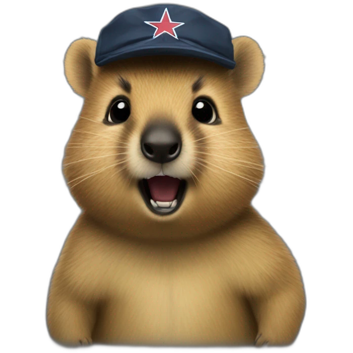 quokka in confederate emoji