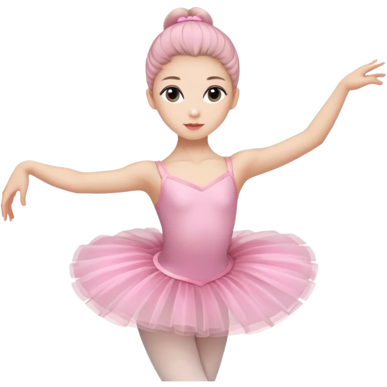 Ballet dancer, pink clothes emoji