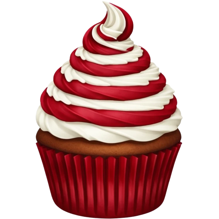 Red velvet cupcake  emoji