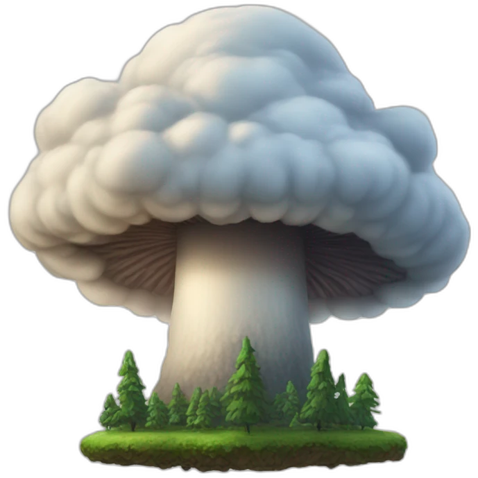 Mushroom cloud emoji