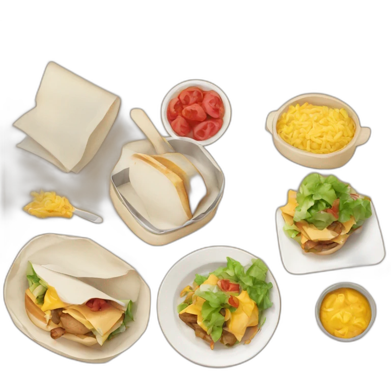 lunch menu emoji