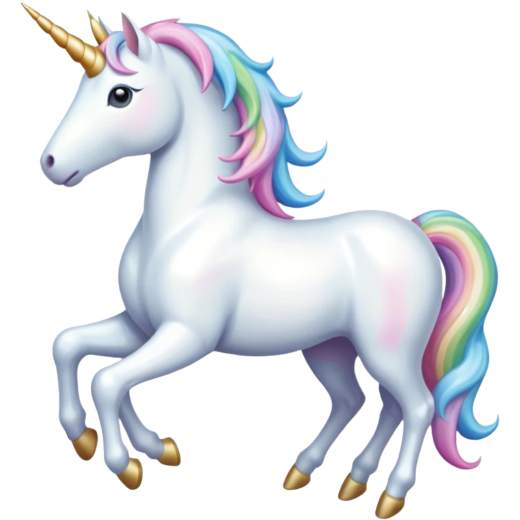 milky colored unicorn emoji