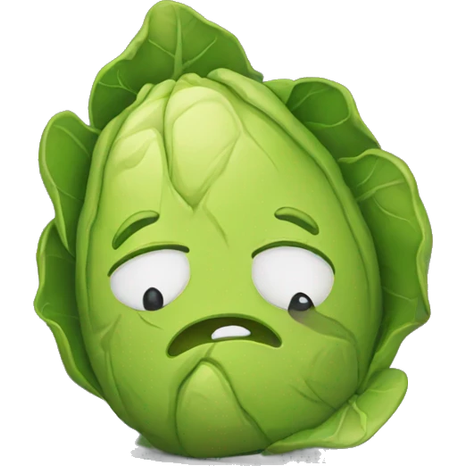 brussels sprout crying emoji